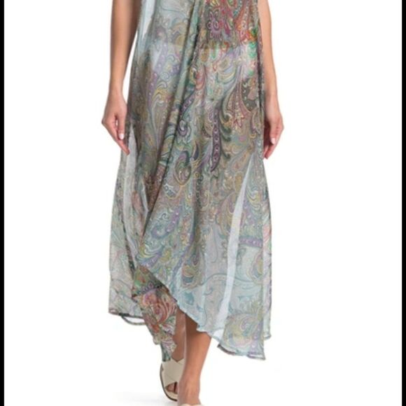 🐢 Kendall + Kylie Paisley Coverup - Picture 1 of 11